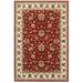 Sphinx Kashan Area Rug 4929R Red Bordered Vines 3 10 x 5 5 Rectangle