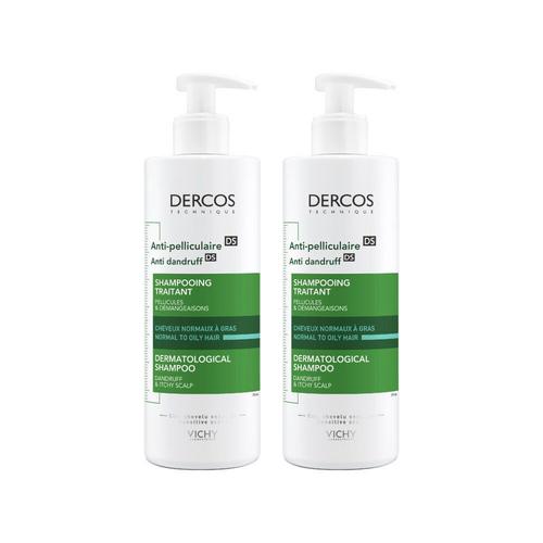 Vichy Dercos Anti-Schuppen Shampoo fett.Kopfhaut 2x390 ml