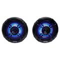 Memphis Audio MXA602SLB 6-1/2 Marine Coaxial Speakers w/ Blue LED - Black