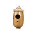 Hummingbird Feeding Crafts Garden Tool Round Handmade Wooden Bird Shelter Bird Feeder Hummingbird House Birdcage A