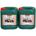 CANNA COCO Coir A+B 1 5 10L VEG & FLOWER PLANT FOOD BASE NUTRIENTS HYDROPONICS (5 Litre) by CANNA