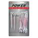 Zero Friction Power Tees 3 Prong 3 Composite 20/Pack - White