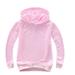 Dadaria Toddler Sweatshirt 2Y-10Y Toddlers Kids Baby Boys Girls Hooded Solid Thick Coat Sweatshirt Pullover Pink 140 Toddler