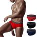 Dadaria Mens Underwear Boxer Briefs Pack Men Underwear Combed Cotton Solid Color Low-Rise Briefs Three Packs Multicolor XL Men