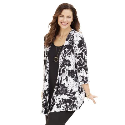 Plus Size Women's Cardigan and Tank Duet by Cather...