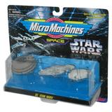 Star Wars XI Micro Machines Space Toy Set - (Bespin Cloud City / Escape Pod / Mon Calamari Rebel Cruiser)