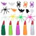 90 Pcs Halloween Toys Gift Bag Halloween Toys Assortment Spiders Toys