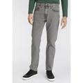 Tapered-fit-Jeans LEVI'S "502 TAPER" Gr. 34, Länge 30, grau (medium gray stonewash) Herren Jeans Tapered-Jeans