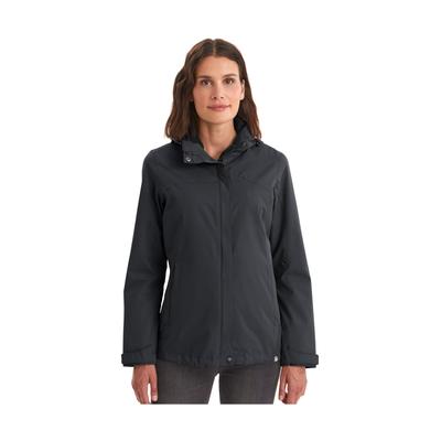 Outdoorjacke KILLTEC "Inkele", Damen, Gr. 46, schwarz, Oberstoff 1: 100% Polyester/ Oberstoff 2: 100% Polyester, Futter: 100% Polyester, sportlich, Jacken, Damenjacke mit abnehmbarer Kapuze, wind- und wasserdicht, atmungsaktiv Image