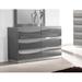 Orren Ellis 6 Drawer 47" W Double Dresser Wood in Black/Brown/Gray | 32 H x 47 W x 18 D in | Wayfair 4BD8CAD79B0044C8ADC87158C2CC223E