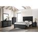 House of Hampton® Emar Twin Tufted Platform Bed Upholstered, Metal in Black | 56 H x 45 W x 78 D in | Wayfair 30A7AC7026424AA19909EE9E0F66C4E0