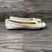 Michael Kors Shoes | Michael Michael Kors Women's White Mk Monogram Flats/Shoes Size 9 | Color: White | Size: 9