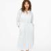 J. Crew Dresses | Jcrew Tie-Waist Cotton Voile Midi Dress In Deck Stripe | Color: Blue/White | Size: 12