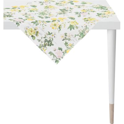 Mitteldecke APELT "6527 SUMMERTIME, Sommerdeko, Sommer", gelb, B:100cm L:100cm, Polyester, Baumwolle, Tischdecken, Digitaldruck Image