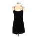 Forever 21 Casual Dress - Party Scoop Neck Sleeveless: Black Print Dresses - Women's Size Small