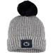 Women's Love Your Melon Gray Penn State Nittany Lions Cuffed Knit Hat with Pom