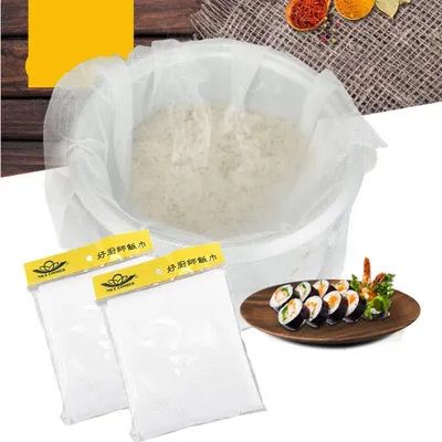 Cuisson à la vapeur en maille marmite ronde polymères de gaze réutilisable Dim Sum sushi riz