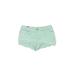 LC Lauren Conrad Denim Shorts: Blue Solid Bottoms - Women's Size 10