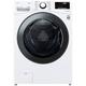 LG F11WM17TS2, Frontlader-Waschmaschine 17 kg, Klasse E, 1.100 U./Min., 70x77x99 cm, Turbowash 59 Minuten, 6 Motion DirectDrive, Wi-Fi, Weiß mit Chrom-Bullaugenring