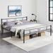 Yaheetech Classic Platform Bed Metal Frame with Headboard
