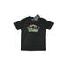 FLOW SOCIETY Active T-Shirt: Black Color Block Sporting & Activewear - Kids Boy's Size Small