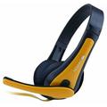 CANYON - Simple Stereo PC Headset Black/Yellow