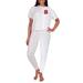 Women's Concepts Sport Cream NC State Wolfpack Team Logo Brightside Top & Pants Set