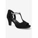 Women's Flash Sandal by Easy Street in Black Lamy (Size 9 M)