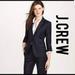 J. Crew Jackets & Coats | J Crew Super 120's Black 100% Wool 2 Button Blazer Size 2 | Color: Black | Size: 2