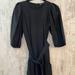 Zara Dresses | Chic A-Line Belted Zara Dress | Color: Black | Size: S