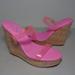 Jessica Simpson Shoes | Jessica Simpson Size 6.5 M Tumile Pink Wedge Heel Sandals New Women's Shoes | Color: Pink | Size: 6.5