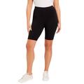 Plus Size Women's Classic Bike Shorts by June+Vie in Black (Size 22/24)