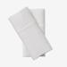 200TC 100% Percale Cotton Pillowcase by BrylaneHome in White (Size STAND)