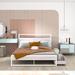 17 Stories Queen Storage Platform Bed Metal in White | 39 H x 62 W x 87 D in | Wayfair 350B582778984F7F8DD4EB020462FD00