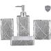 Brayden Studio® Annalina 4 Piece Bathroom Accessory Set Resin in Gray | 8.62 D in | Wayfair 4C2B33B9477F49628B41A6B92A067CDB