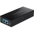 TRENDnet 10G PoE++ Injector, Supplies PoE (15.4W), PoE+ (30W), or PoE++ (90W), Converts a Non-PoE Port To A PoE ++ 10G port, Metal Housing, Black, TPE-319GI