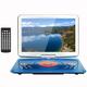 22" Portable DVD Player, Home HD LED Display Movable DVD TV Built-in Dual Speakers Long Lasting Life DVD Player Support For USB And SD Cards(Color:Blue)