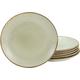 Dessertteller CREATABLE "Essteller NATURE COLLECTION" Speiseteller Gr. 21 cm, beige (sand) Dessertteller und Kuchenteller