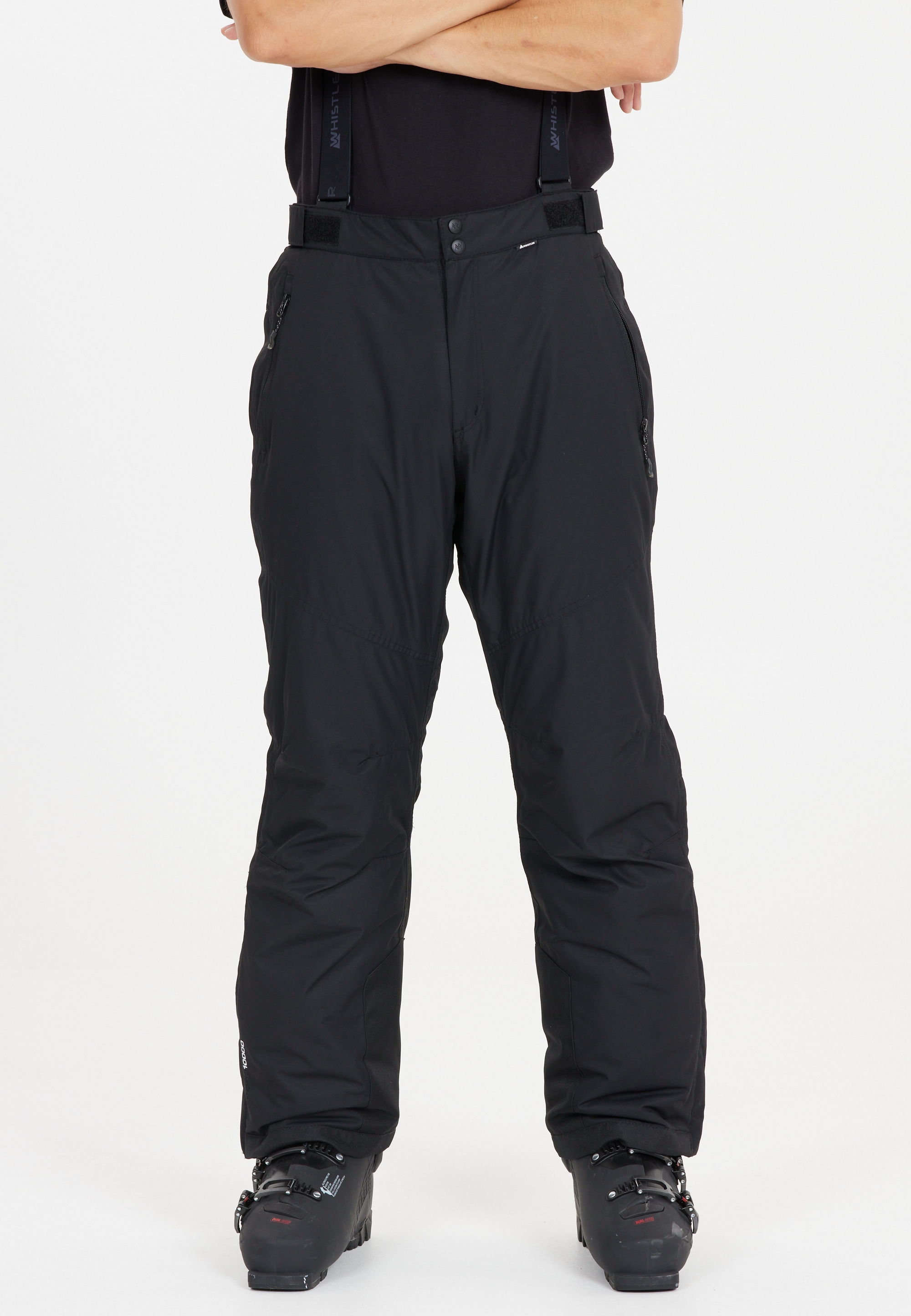 Skihose WHISTLER "Fairfax", Herren, Gr. 4XL, US-Größen, schwarz, 100% Polyester, unifarben, lang, Hosen, mit wasser- und winddichter Funktionsmembran Image