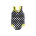 Old Navy One Piece Swimsuit: Black Print Sporting & Activewear - Size 6-12 Month