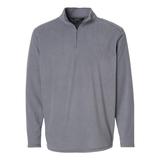 Augusta Sportswear 6863 Micro-Lite Fleece Quarter-Zip Pullover T-Shirt in Graphite Grey size Large | Polyester
