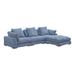 Aurelle Home Modern Timothy Modular Sectional - Medium