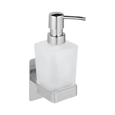 Wenko Seifenspender »Genova Shine« Turbo-Loc - Befestigen ohne Bohren weiß, 6.2x19.7x9 cm