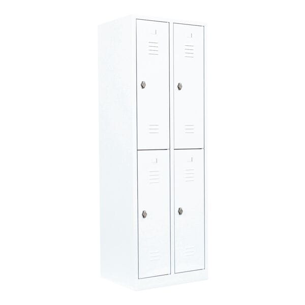 Lüllmann Garderobenschrank - 2 Abteile - 4 Schließfächer