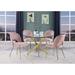 Best Quality Furniture 5pc Mixed Dining Set with a Round table