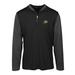 Men's Levelwear Black/Charcoal Anaheim Ducks Spector Quarter-Zip Pullover Top