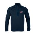 Youth Levelwear Navy Columbus Blue Jackets Cali Insignia Quarter-Zip Pullover Top