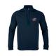 Youth Levelwear Navy Columbus Blue Jackets Cali Insignia Quarter-Zip Pullover Top