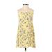 Nasty Gal Inc. Casual Dress - A-Line: Yellow Floral Dresses - Women's Size 0