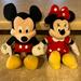 Disney Toys | Mickey & Minnie Mouse Plush Doll From Disney “9/12”. | Color: Red/White | Size: 8/12”